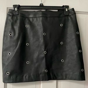 Leather skirt